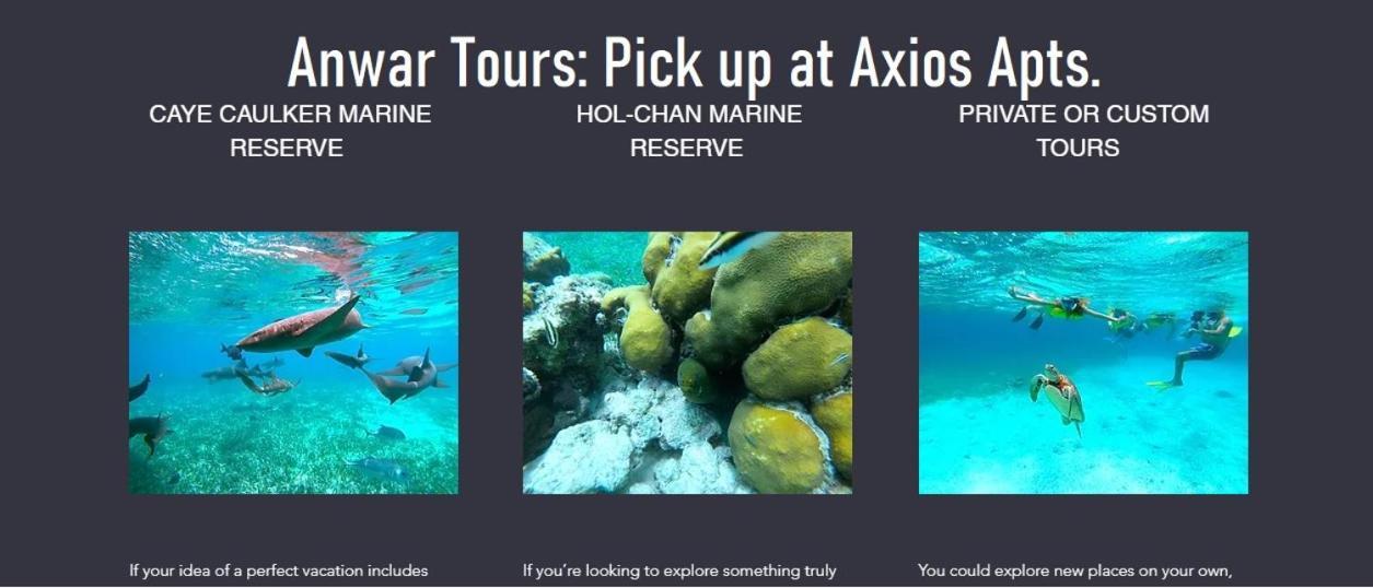 Axios Sun Apartments Caye Caulker Exterior foto